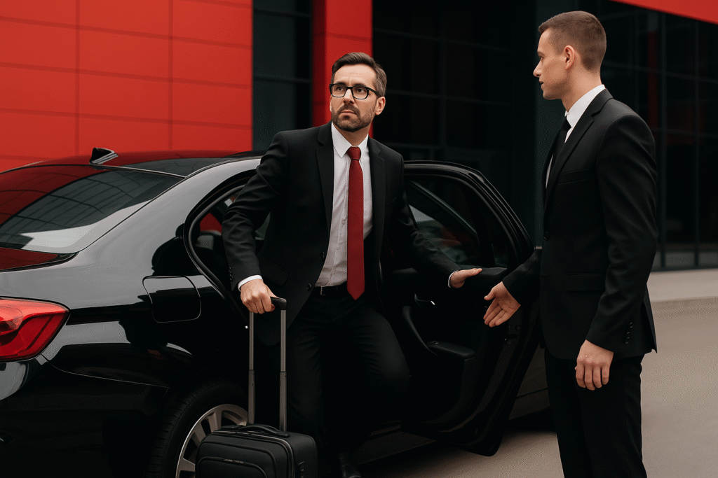 Meta Title (60 characters, ends with "|" + brand name) Corporate Transportation Services for Executives