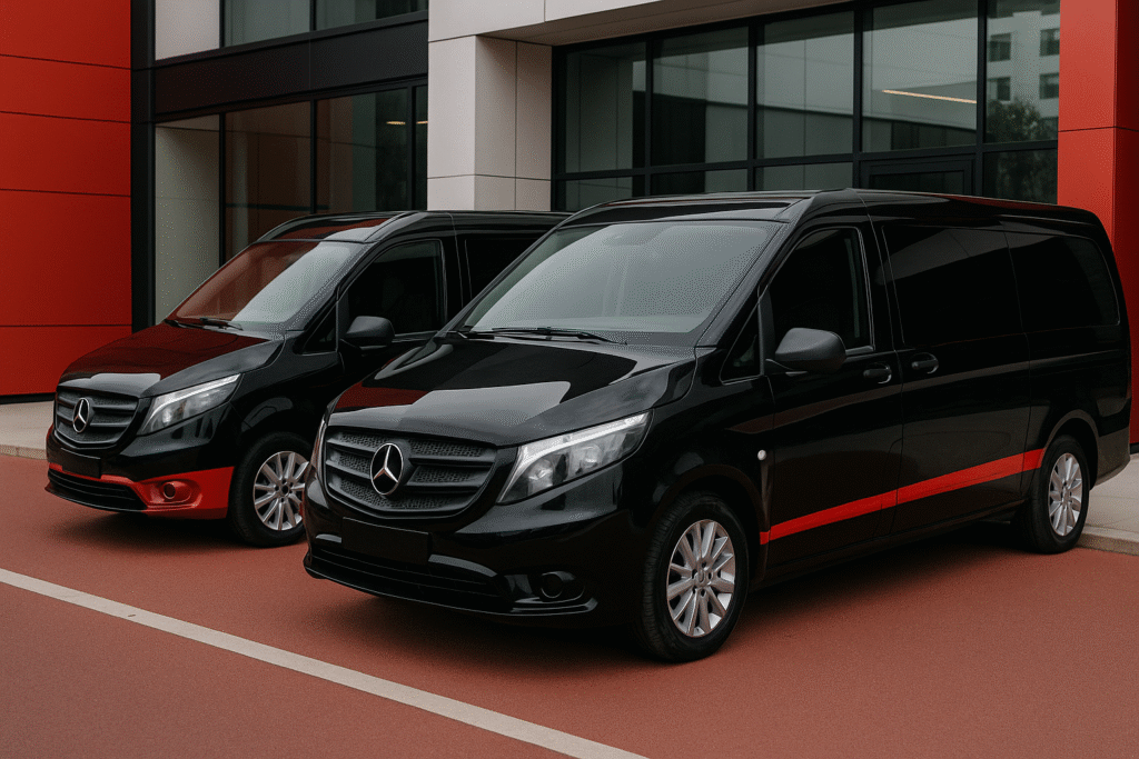 Premium corporate transportation with luxury cars